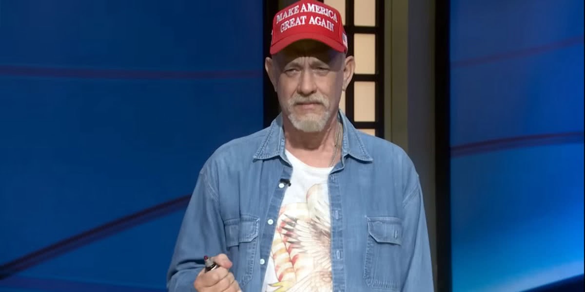 Том Хэнкс в скетче Black Jeopardy на канале Snl