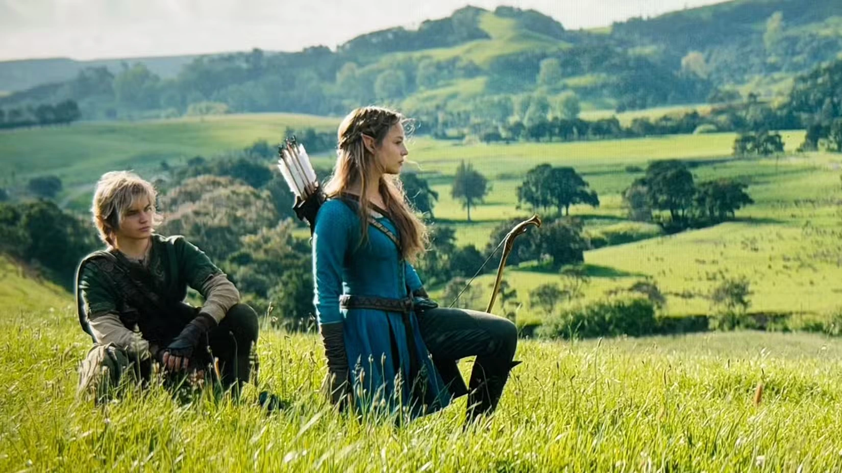 Линк в исполнении Бенджамина Эвана Эйнсворта и Зельда в исполнении Бо Брагасона