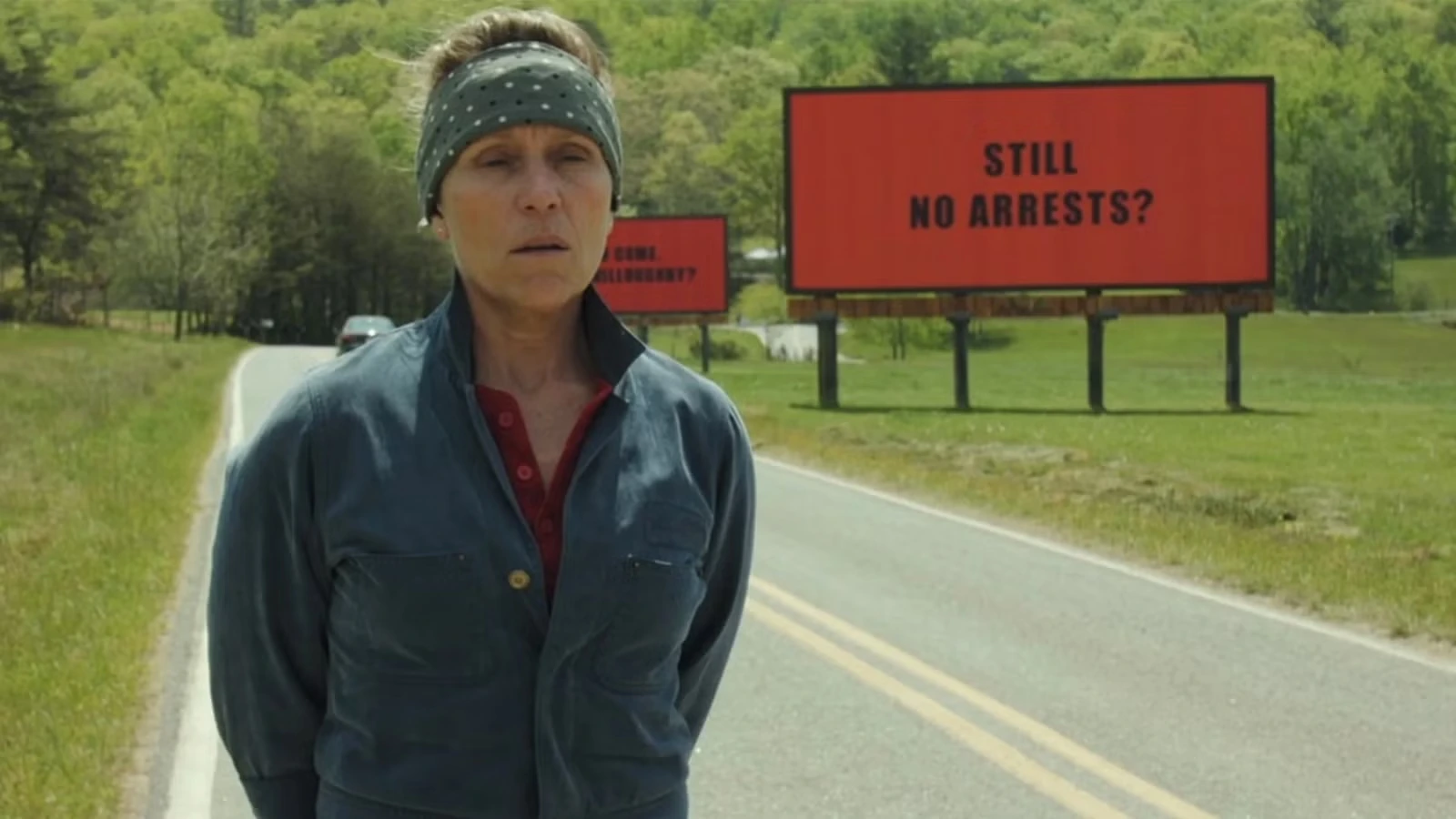 Фрэнсис Макдорманд в фильме Три билборда на границе Эббинга, Миссури