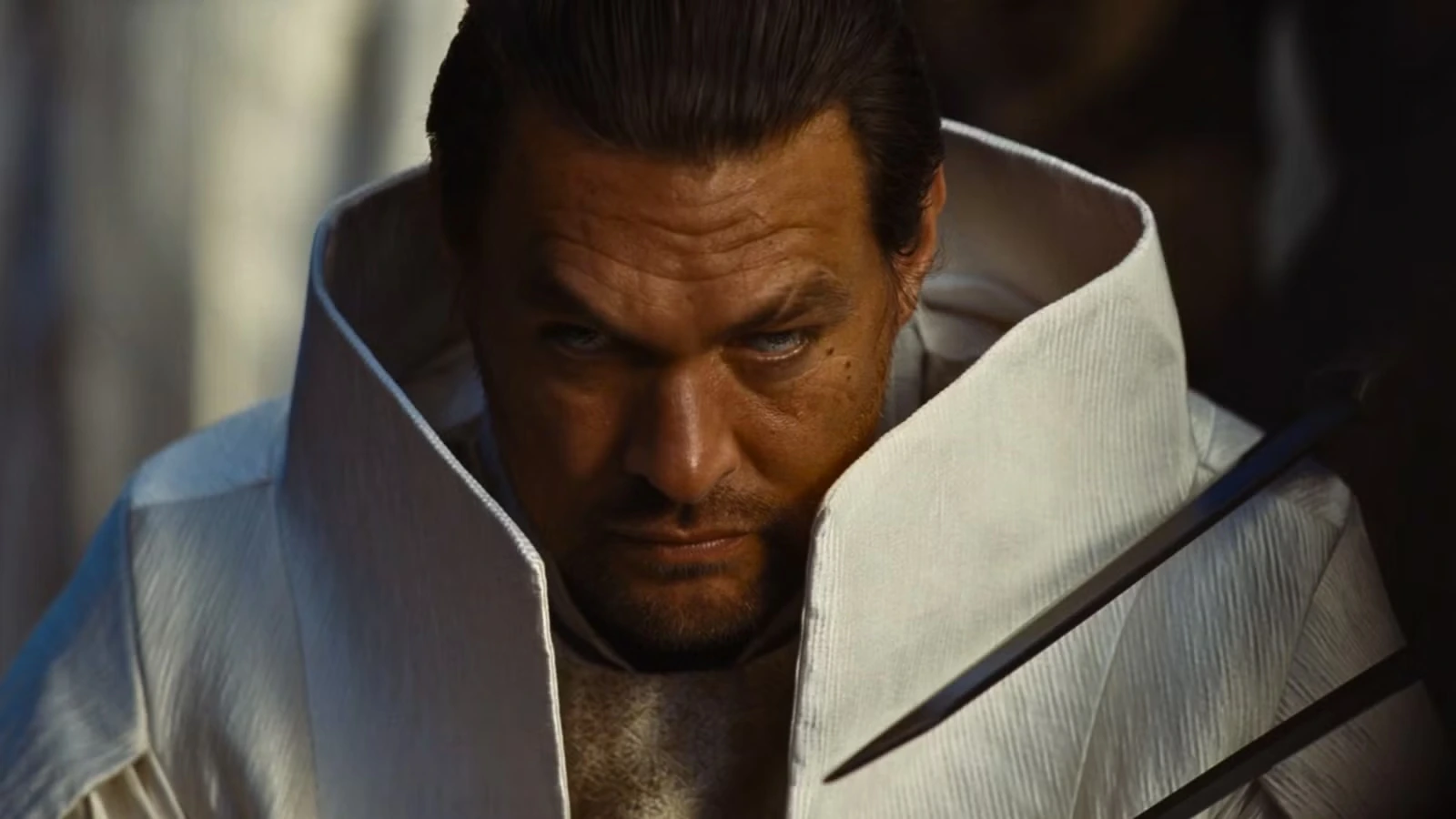 Джейсон Момоа в роли Дункана Айдахо в фильме Дюна: Часть третья