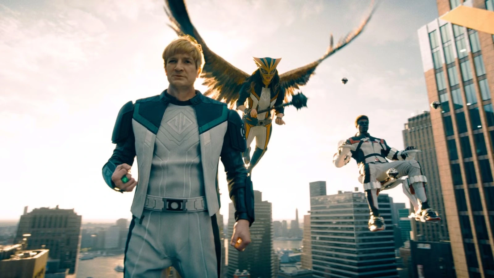 Нейтан Филлион в роли Супермена в фильме Человек завтрашнего дня