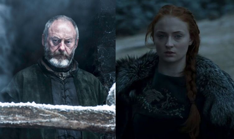 Davos and Sansa